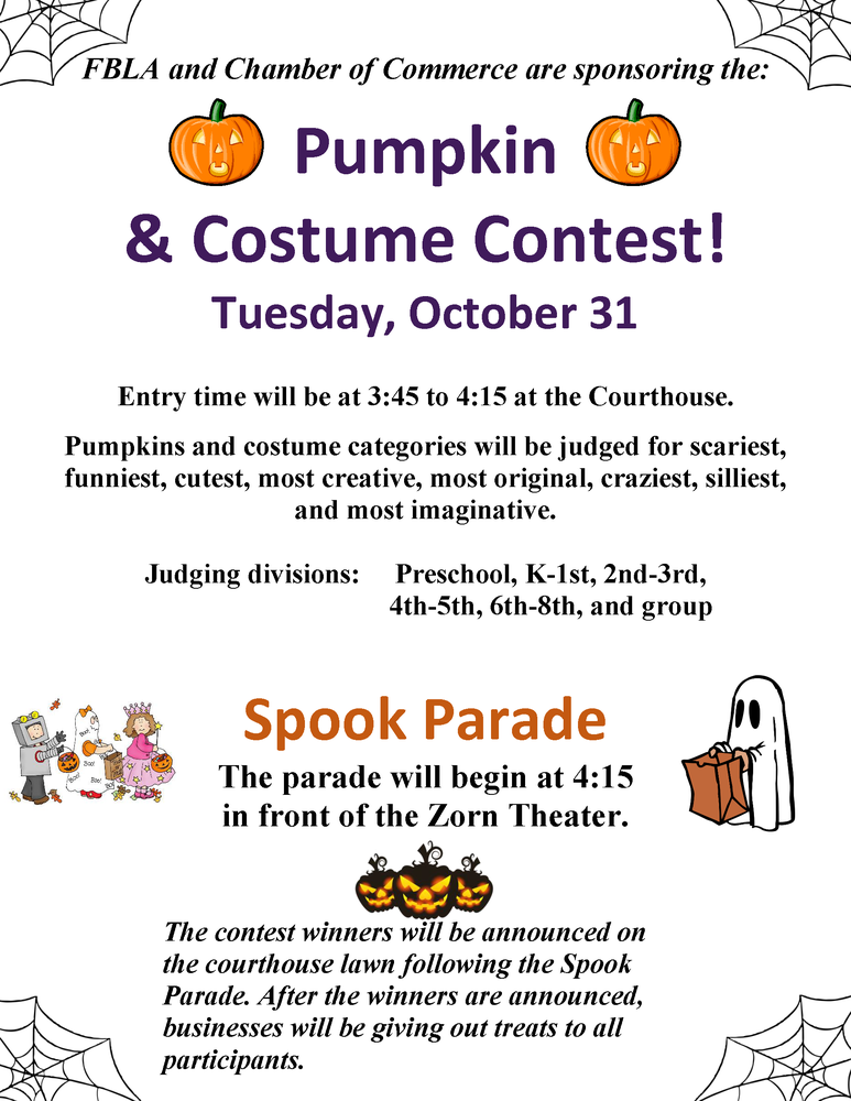 FBLA Will Host Community Halloween Activities Dundy County Stratton