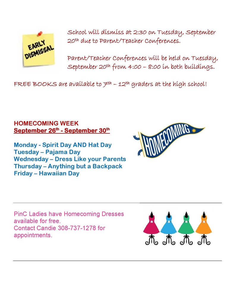 September 13 Daily Announcements Page 2