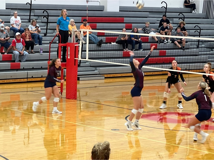 Maxwell takes the Tigers in two but the ladies gave them a tussle in the second one. Best set they have put together for awhile. Nice job.
