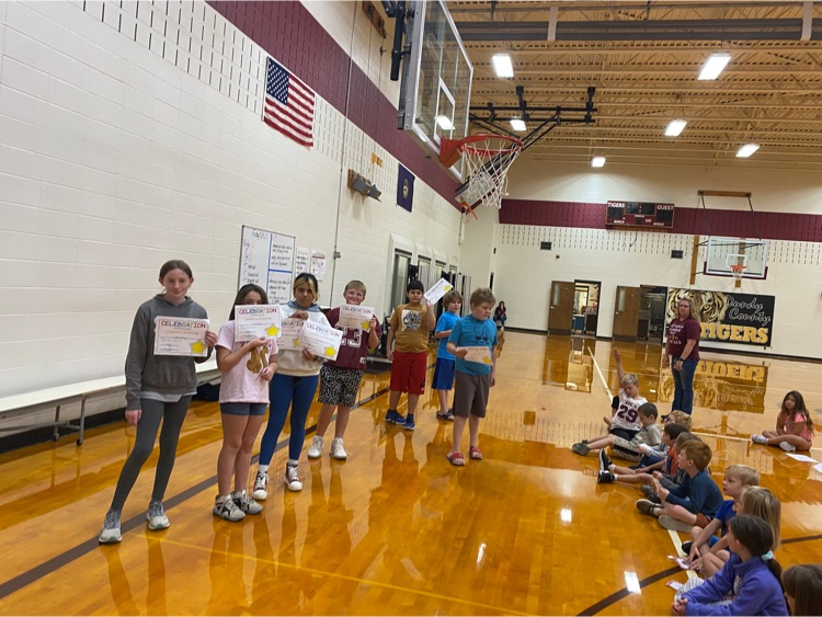 Elementary awards for September! Great job Students 👍