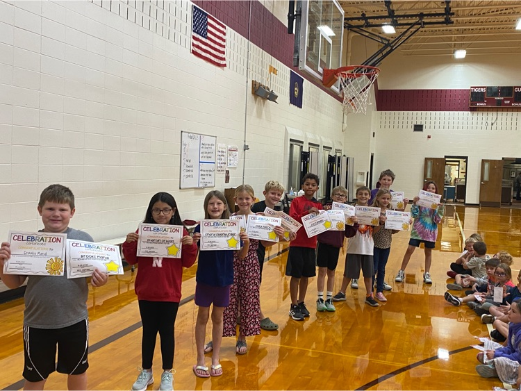 Elementary awards for September! Great job Students 👍
